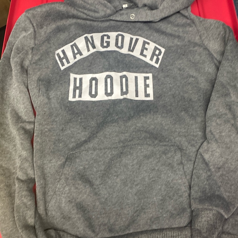 Hangover hoodie, unbranded size large juniors size